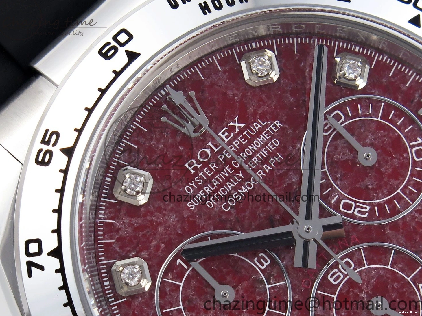 0225 SunProtective Daytona 116519 Clean 1:1 Best Edition 904L SS Case and Bracelet Red Sodalite Dial on Oysterflex SA4130 V 1852